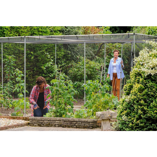 Premium Aluminium Walk-In Fruit Cage with Butterfly Netting