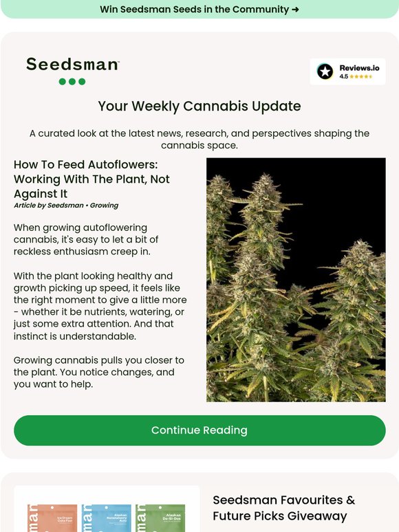 Seedsman Newsletter