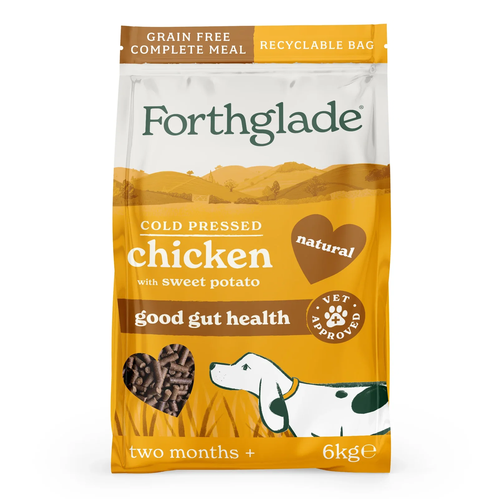 Image of Cold Pressed Chicken Dry Dog Food
