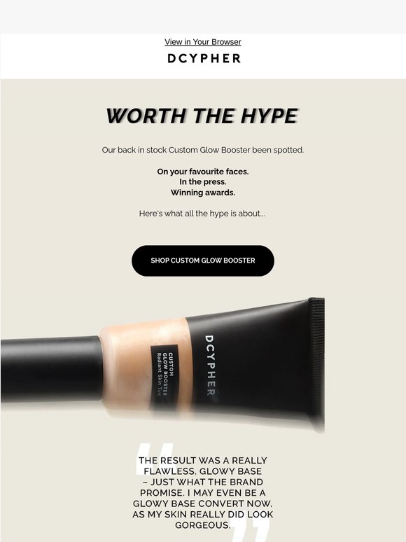 The glow EVERYONE is talking about