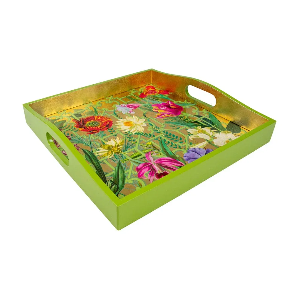 Image of La Dolce Vita Gold Lacquer Trays - 1 Each