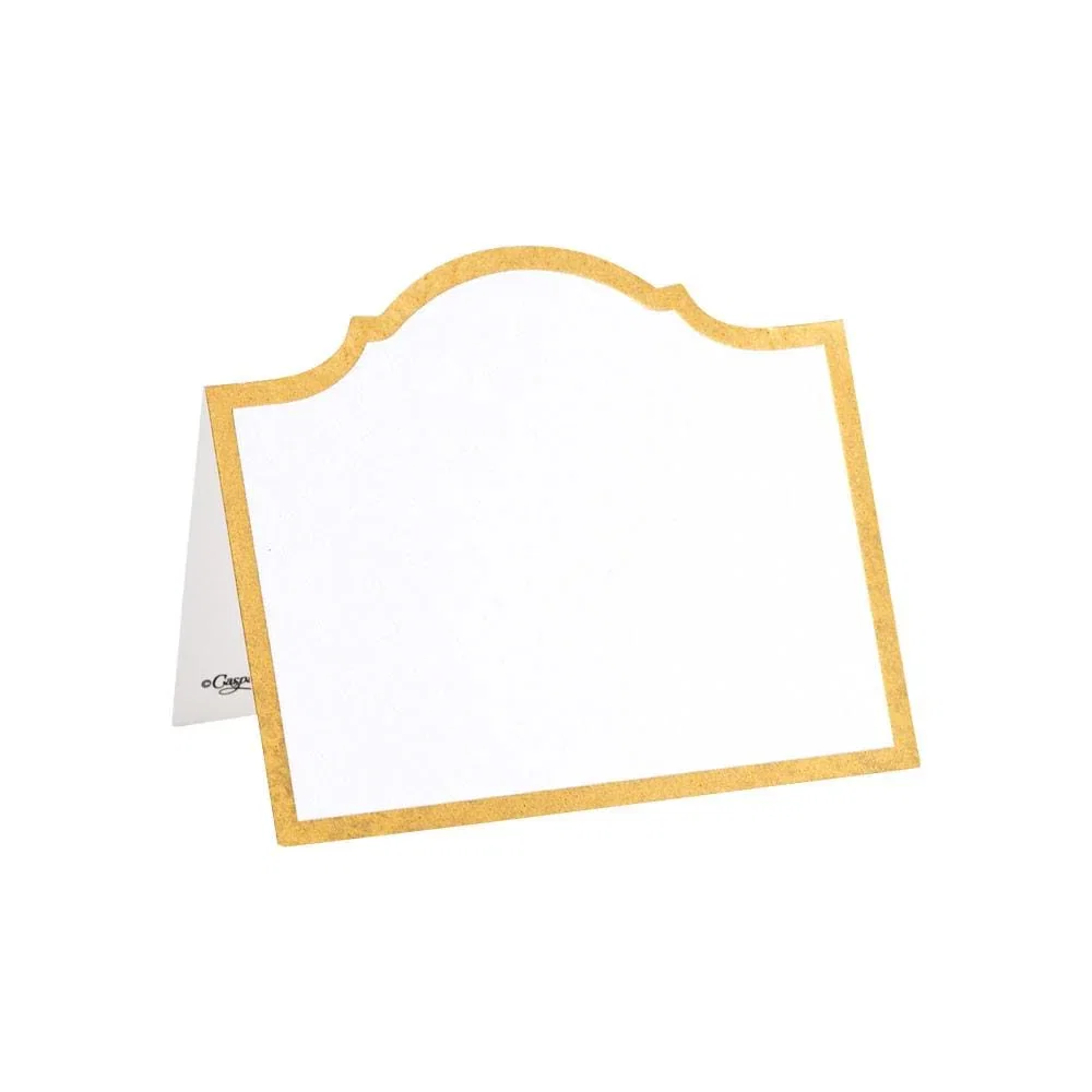 Image of Arch Gold Foil Place Card Gallery 8 In D-Cut Foil