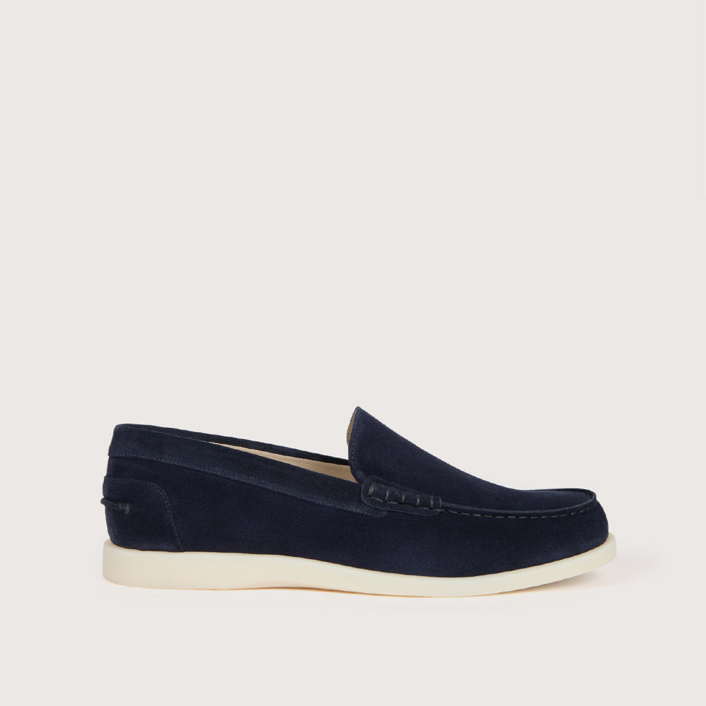 Mocassin Mistral Velours Marine