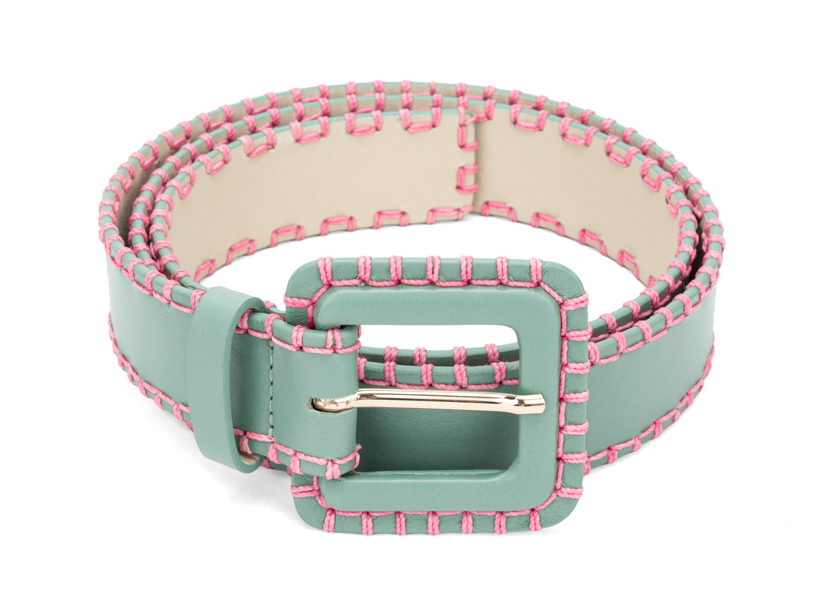 The Welby Belt | Green/Pink