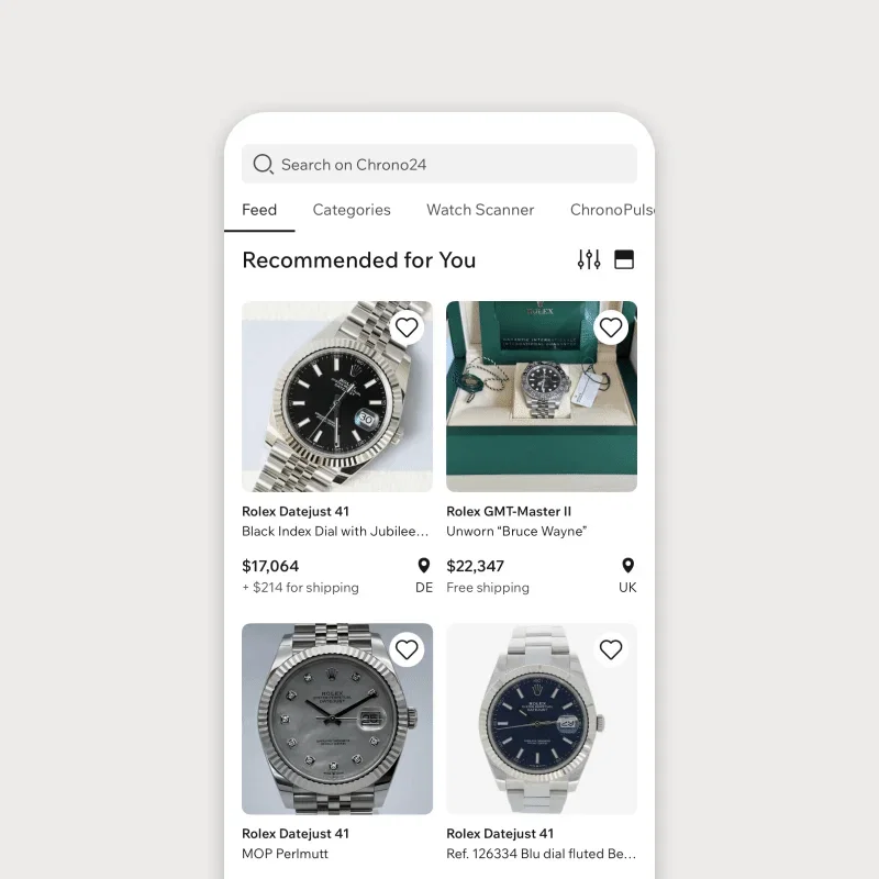 Get the Chrono24 App now!