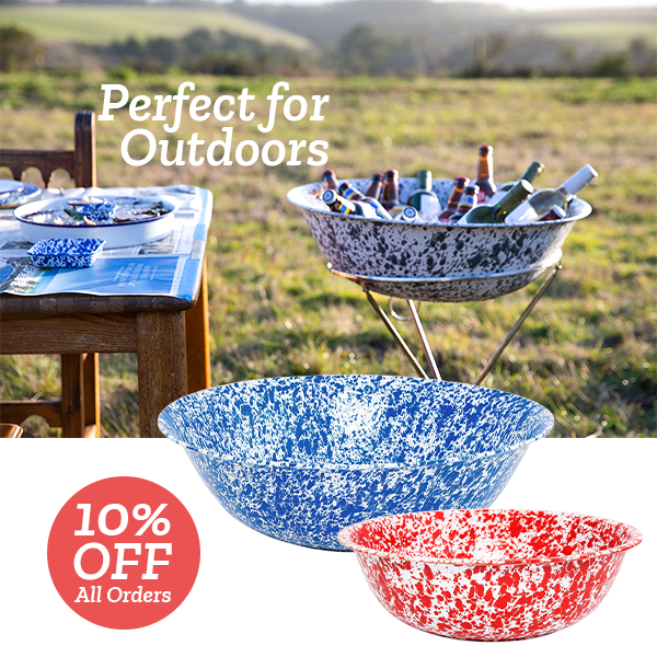 Crow Canyon Home Enamelware — Bowls & Basins