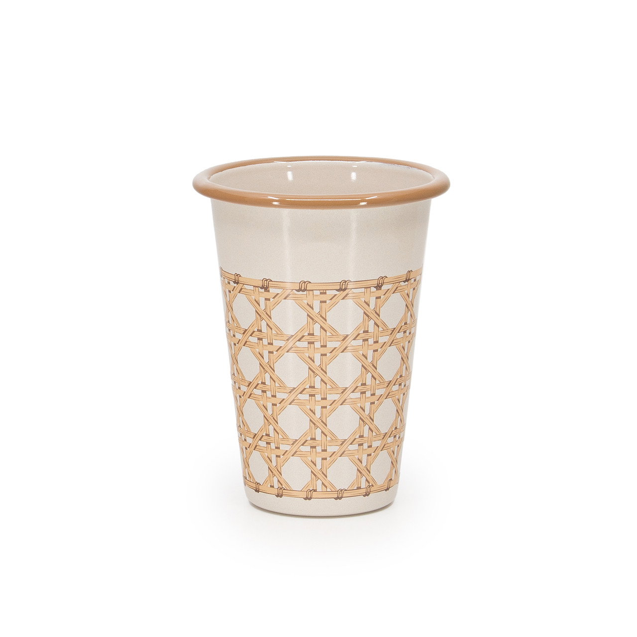 Image of Domino x CCH Wicker 14 oz Tumblers, Set of 4