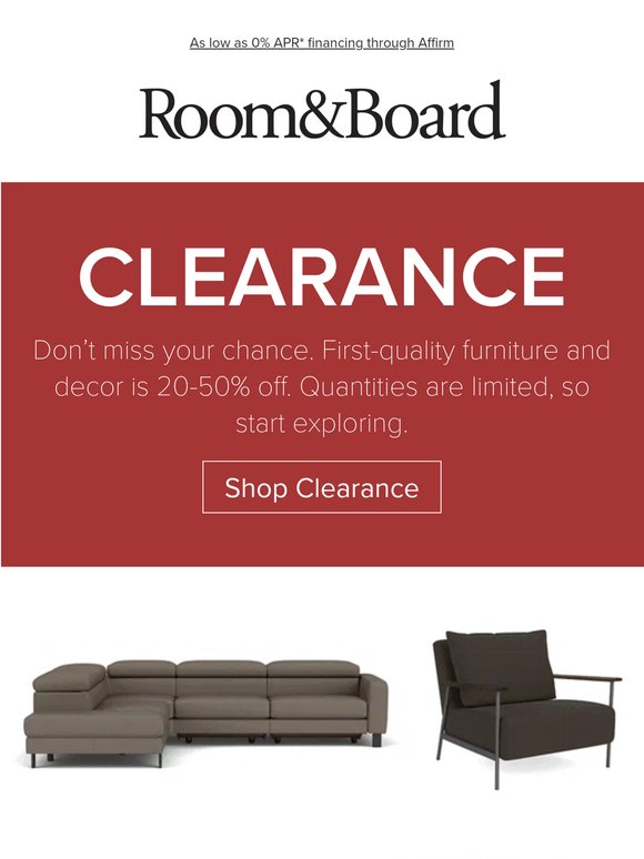 Your next great clearance find awaits