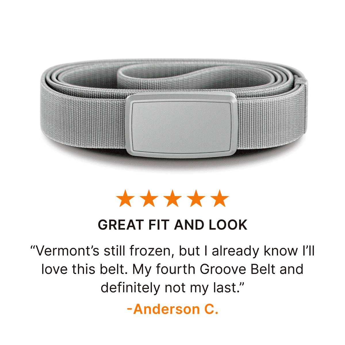 gif of different golf belt pro reviews on Groovelife.com