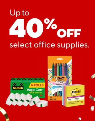 FREE Easy Button when you spending $40 or more
40% back in points on all passport and visa photos
Up to 40% off select office supplies
$79.99 Emerge Vector gaming chair