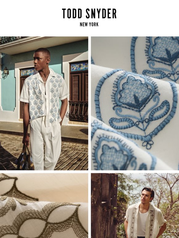 NEW: Embroidered Capri Shirts