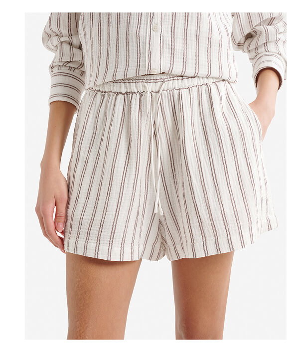 Isla Cotton Gauze Short 3 Inch