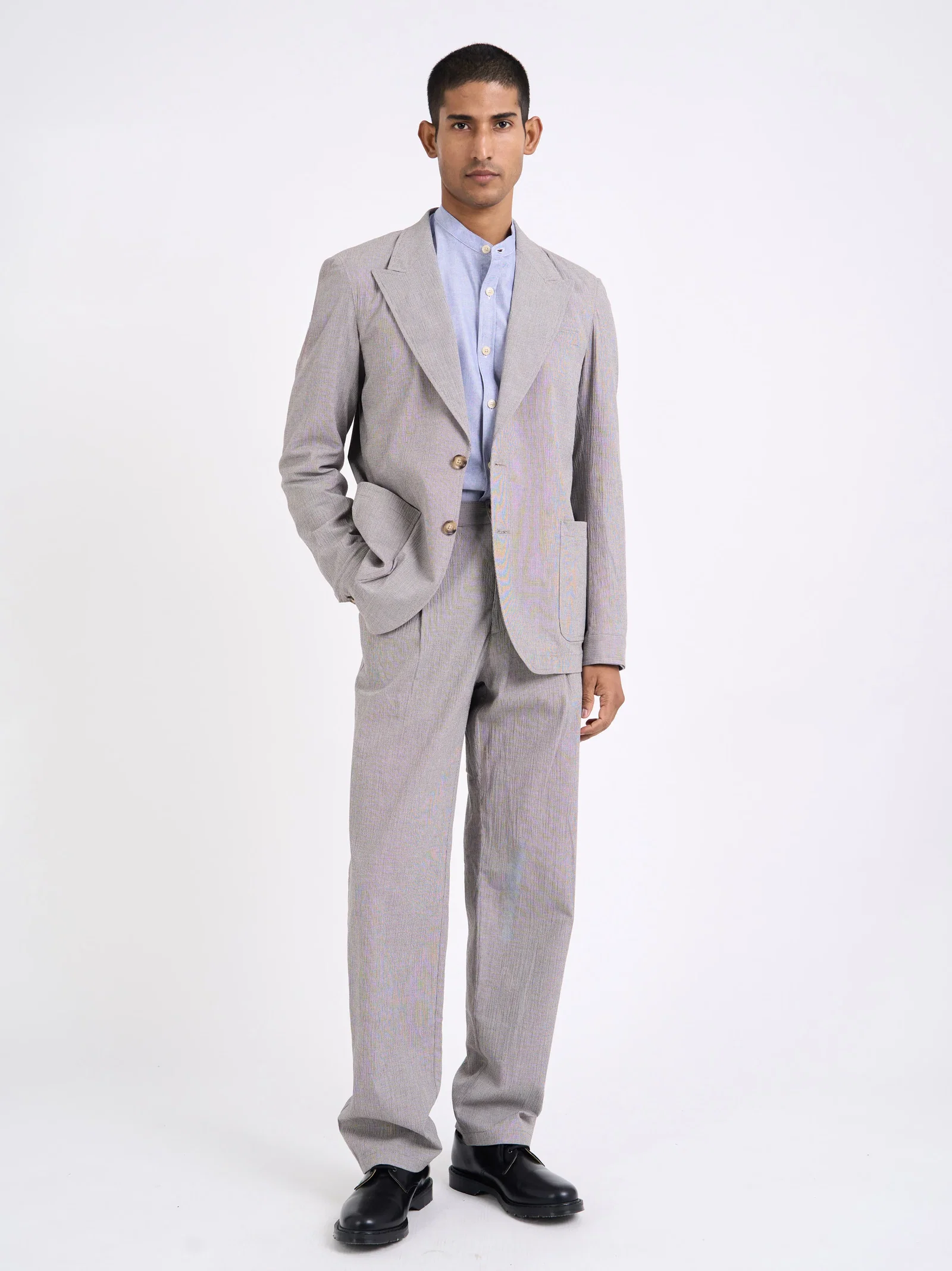 Image of Jensen Brown/White Finsbury Suit