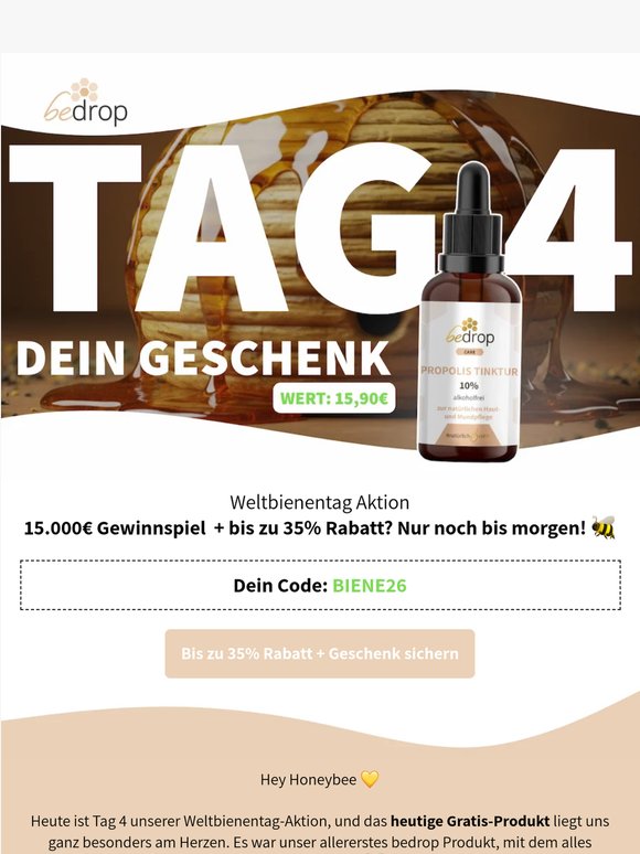 Schnell, es ist Tag 4 von 5 ... 😳⌛
