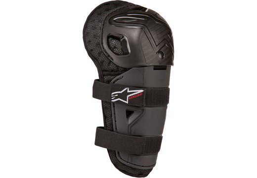 Alpinestars Youth Bionic Action Kickstart Knee Guards - Black/Red