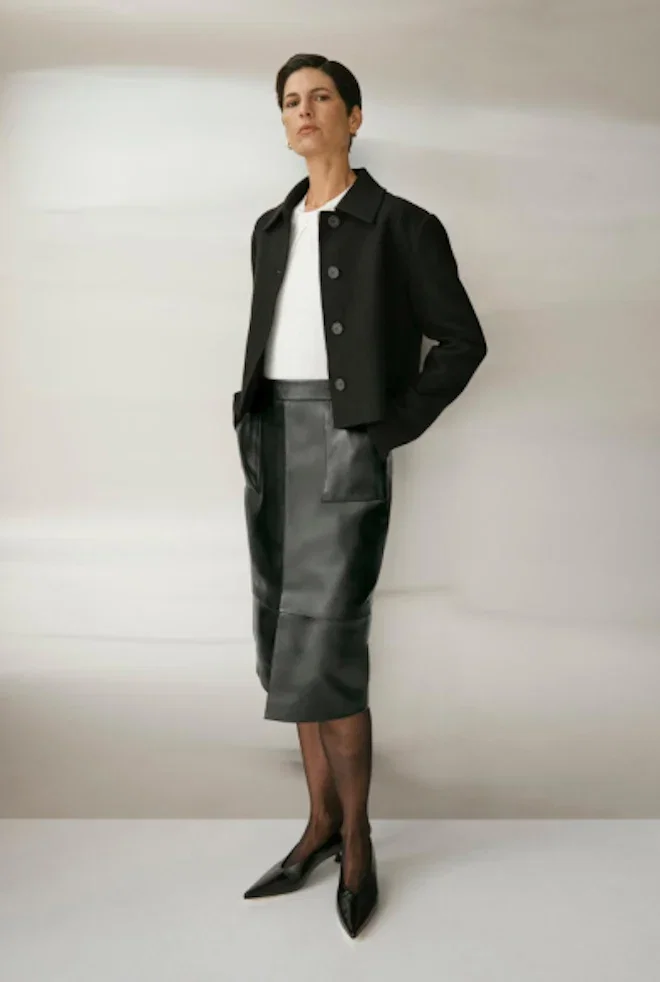 Ellen Leather Skirt