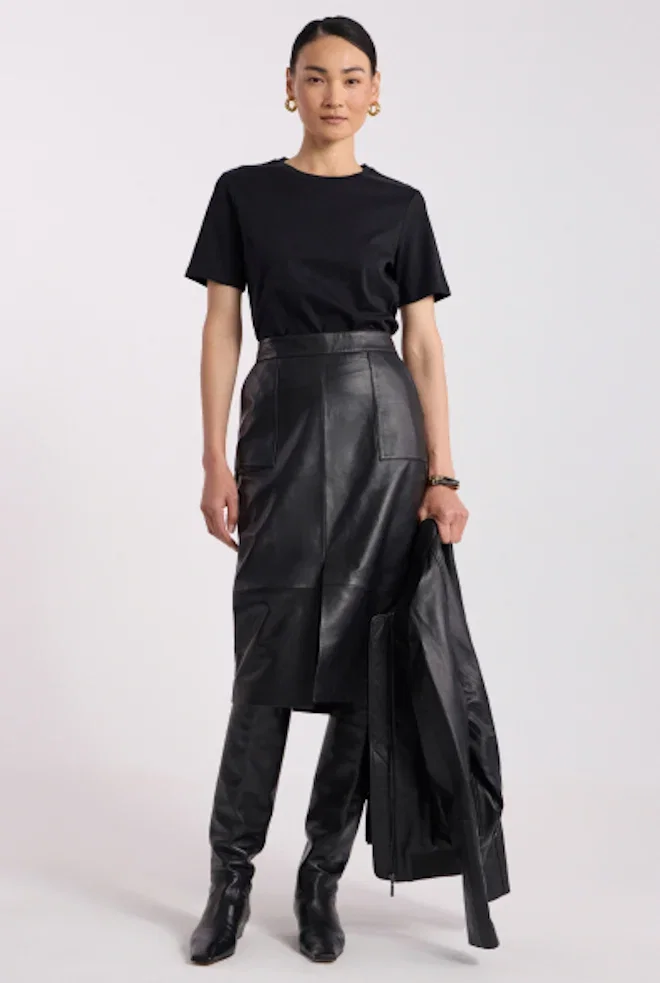 Ellen Leather Skirt