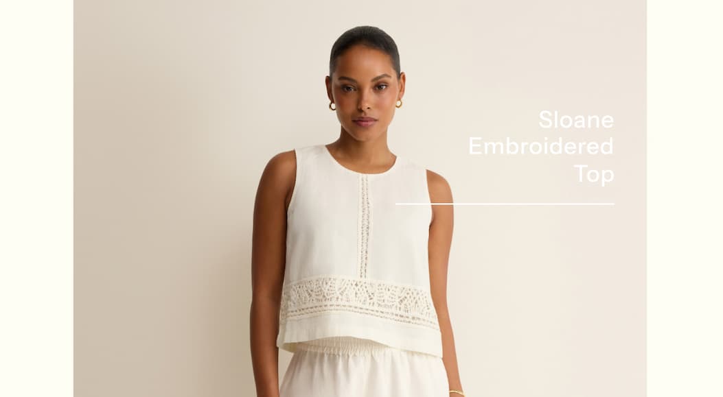 Shop Sloane Embroidered Top