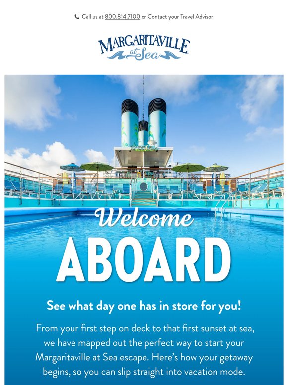 Sneak Peek: Your First 24 Hours at Sea 🏝️