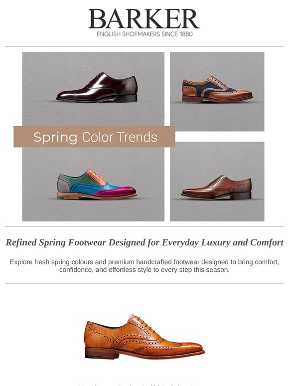 Refresh Your Seasonal Wardrobe with Spring Essentials from Barker Shoes - Shop Now!