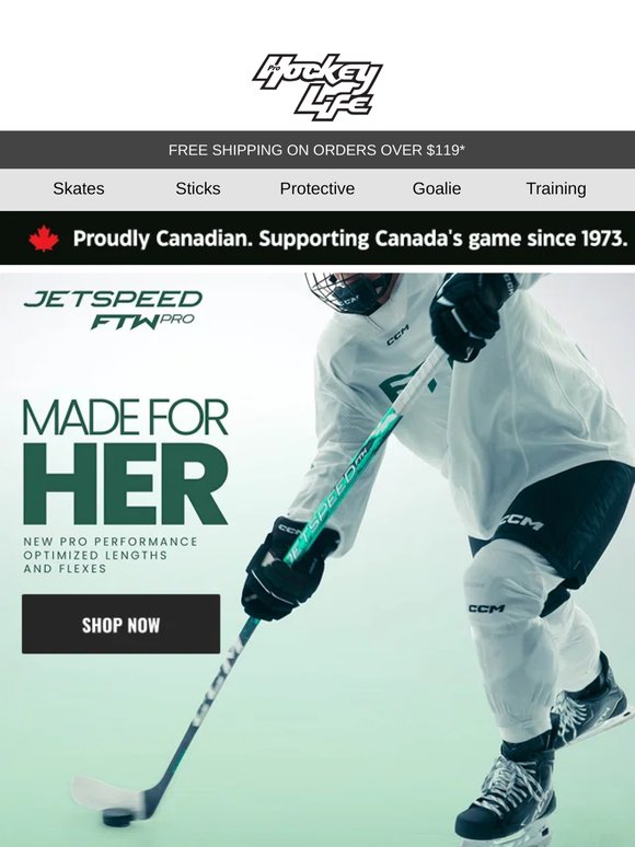 Elevate your shot with the Jetspeed FTW Pro  🏒