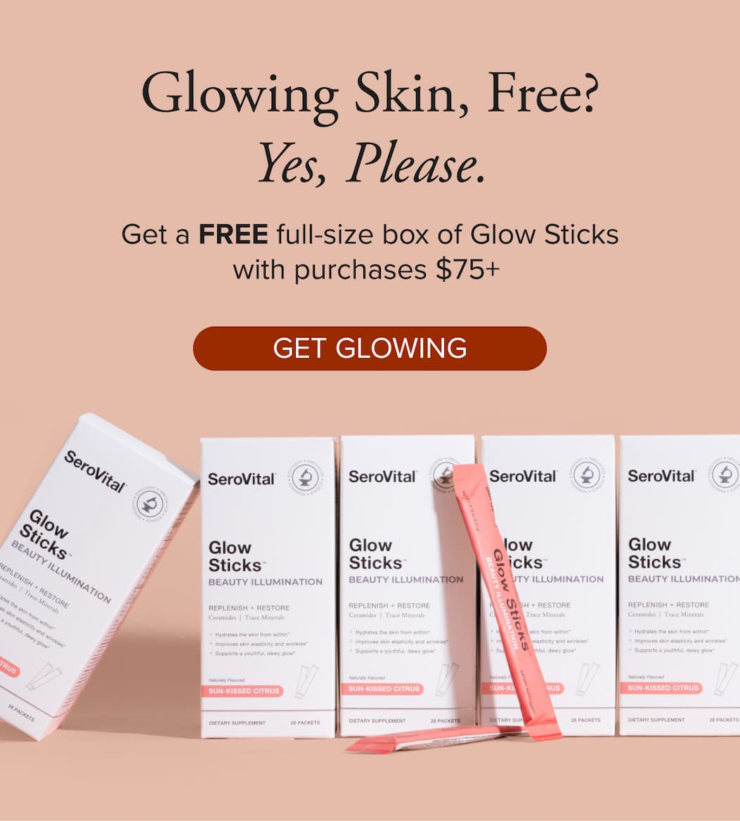 Glowing Skin, Free? Yes, Please. Get a FREE full-size box of Glow Sticks with purchases $75+. Get Glowing. 