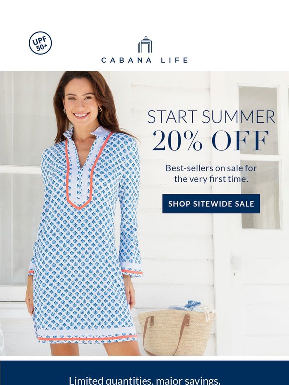 START SUMMER WITH 20% OFF SITEWIDE 🌞