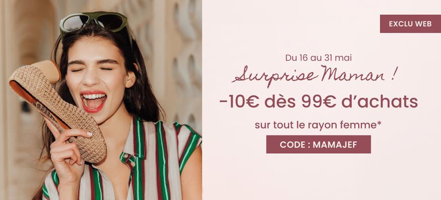 -10€ dès 99€ d'achats