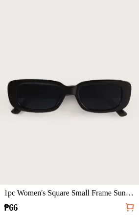 1pc Women s Square Small Frame...