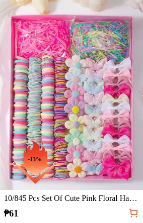 10/845 Pcs Set Of Cute Pink Floral...
