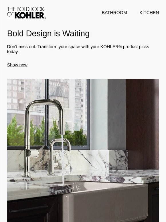 Bring Your Personal Style Home with KOHLER
