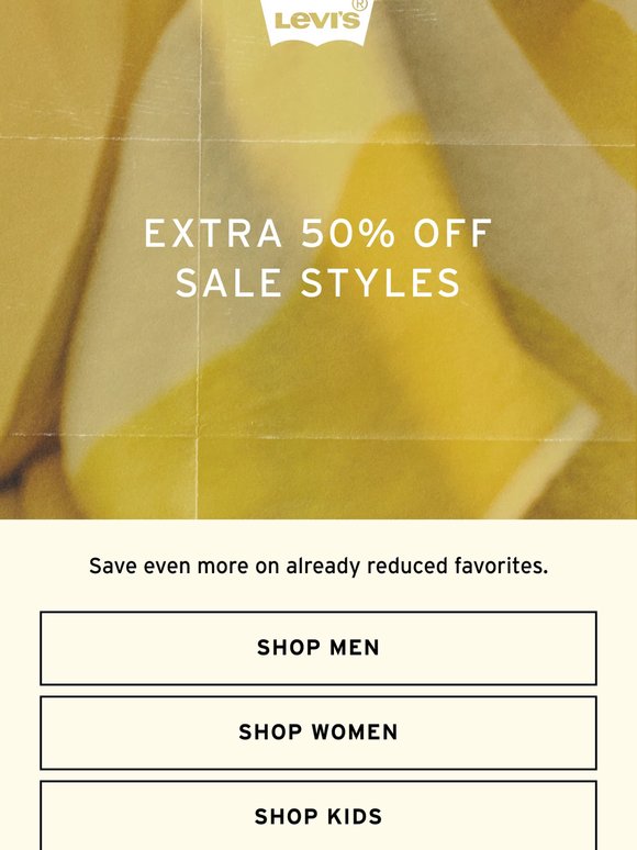 Get an EXTRA 50% off sale styles