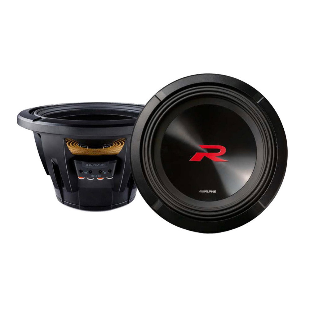 Image of Alpine R-Series R2-W12D4 12 Inch Dual 4-Ohm Voice Coils Subwoofer with 750W RMS