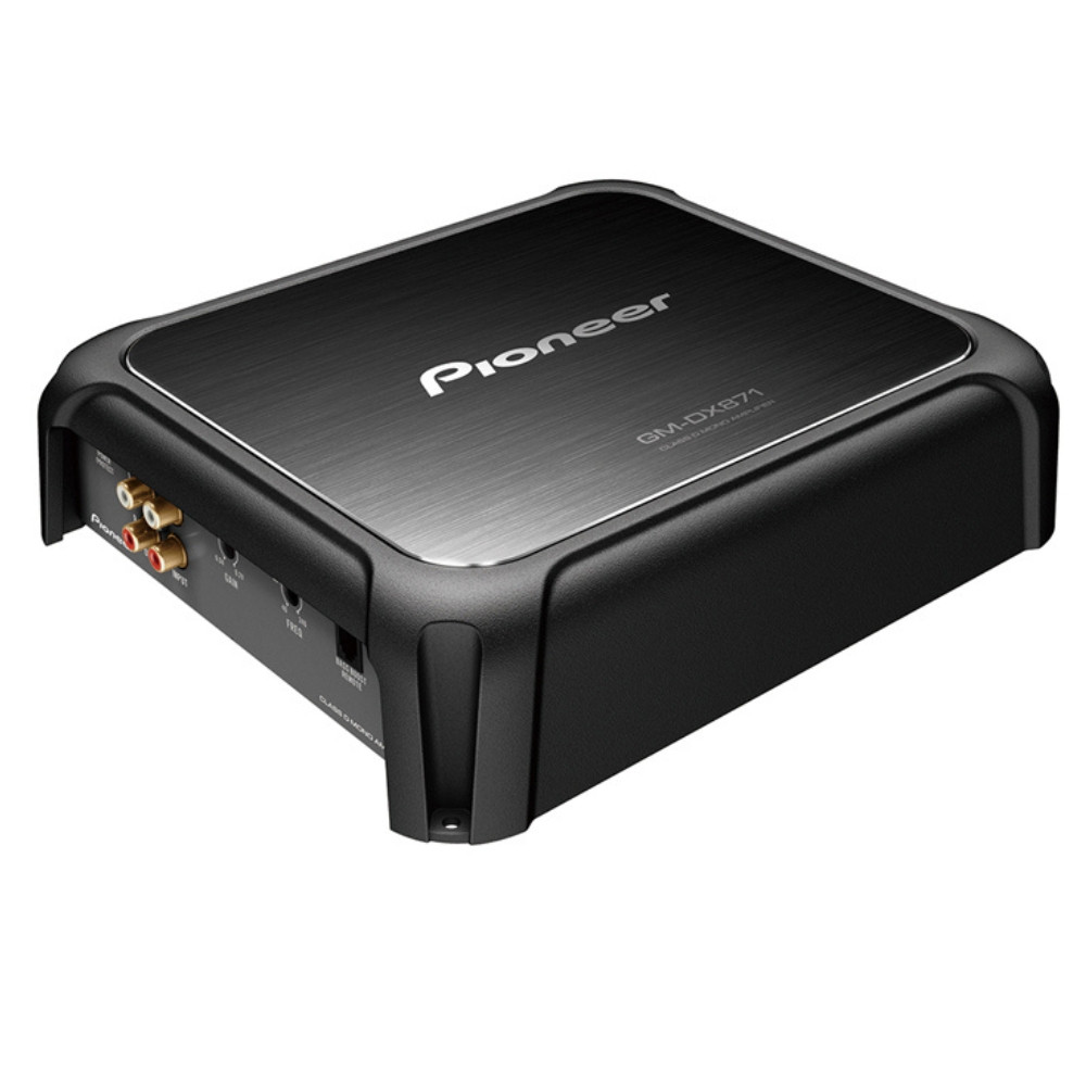 Image of Pioneer GM-DX871 Class D 1600W RMS Digital Mono Amplifier w/ Wired Bass Remote