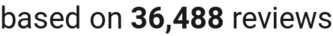 number of reviews