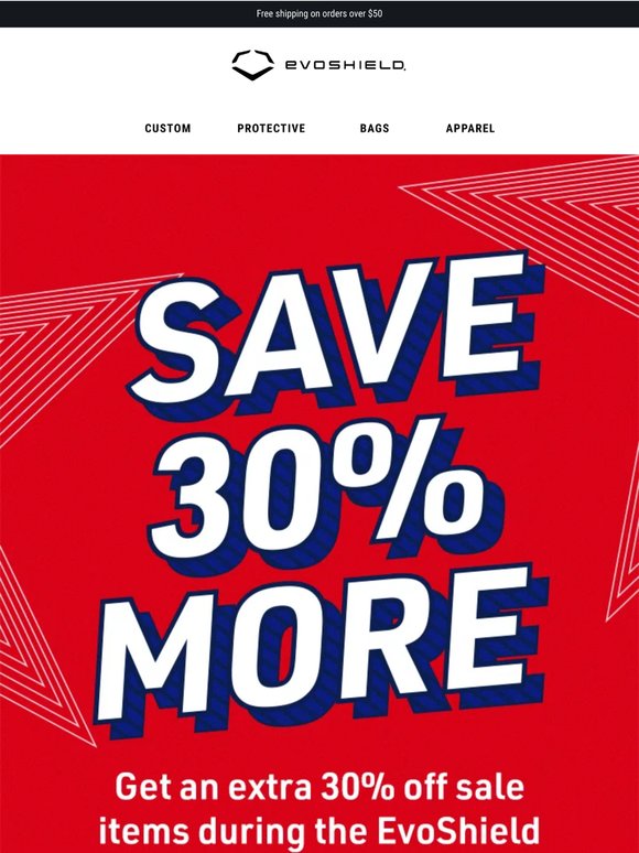 Save During the EvoShield Memorial Day Sale