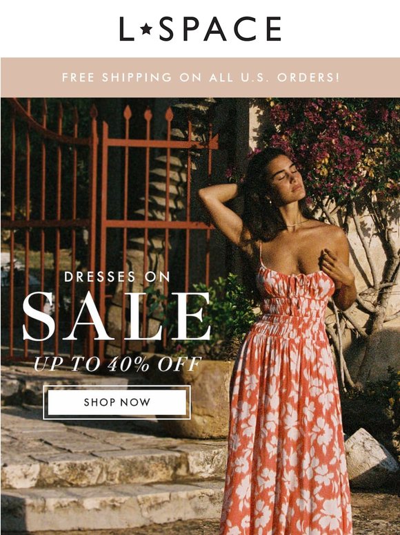 Up to 40% Off Dresses