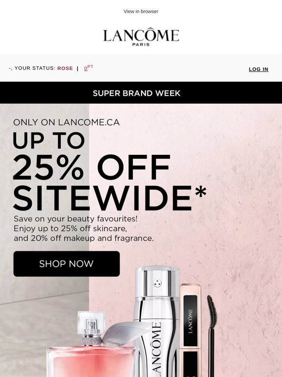 ✨ —, Up To 25% OFF sitewide: Celebrate Super Brand Week