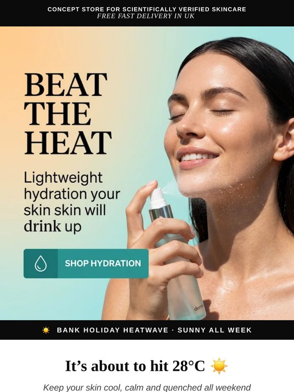 Sunshine's lovely. Tight, flushed skin isn't.