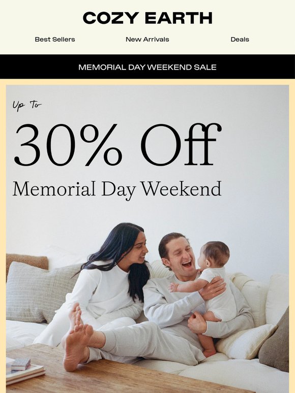 Up To 30% Off Through Monday 🌟
