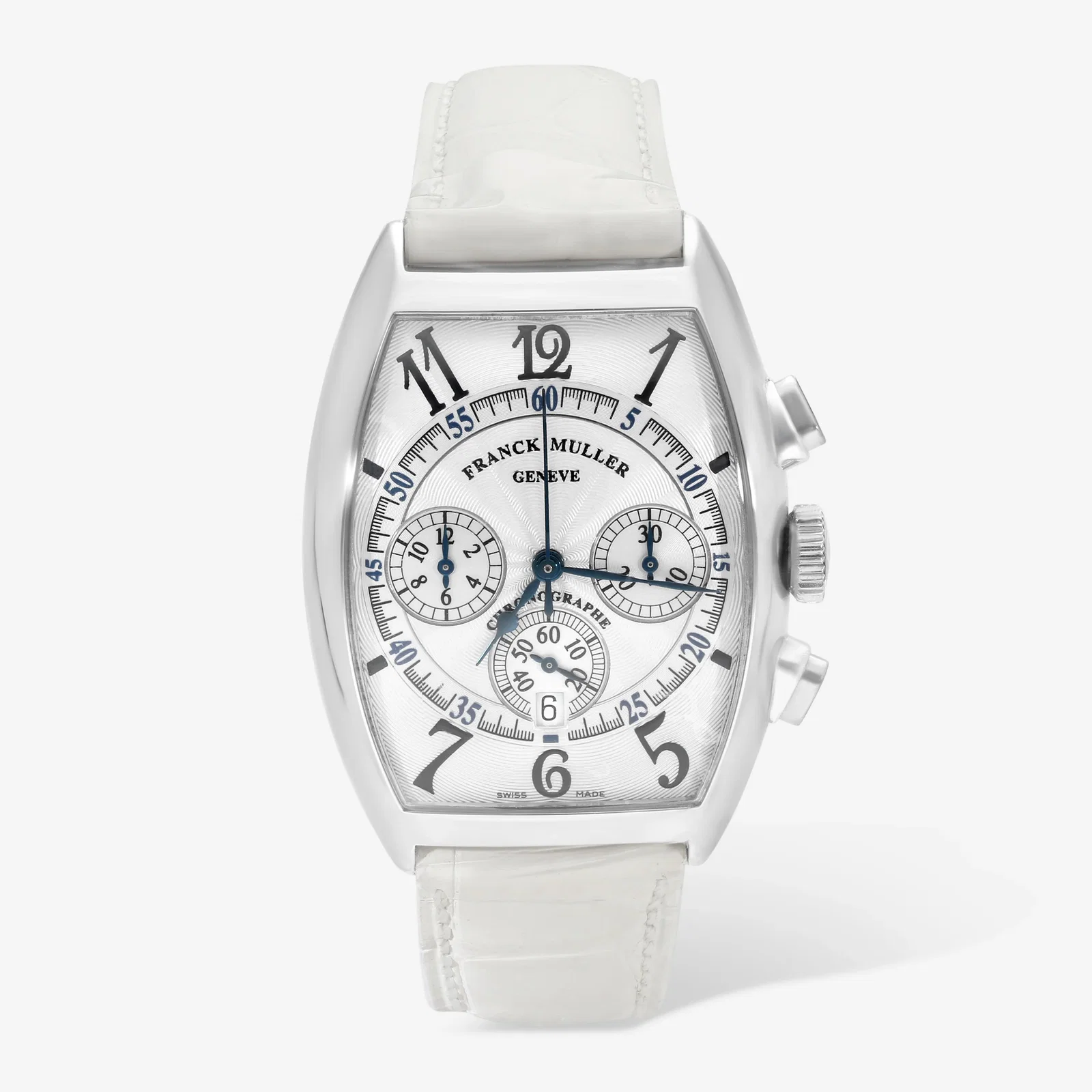 Image of Franck Muller Cintrée Curvex Platinum Automatic Unisex Watch 6850CCAT