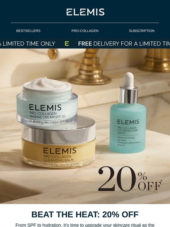 20% off SPF and more, all weekend ☀️