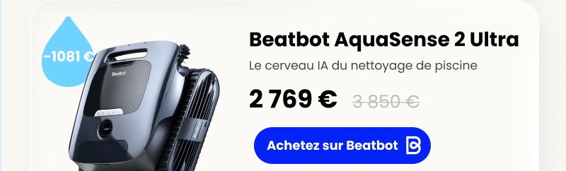 Beatbot Aquasense 2 ultra: Le cerveau IA du nettoyage de piscine