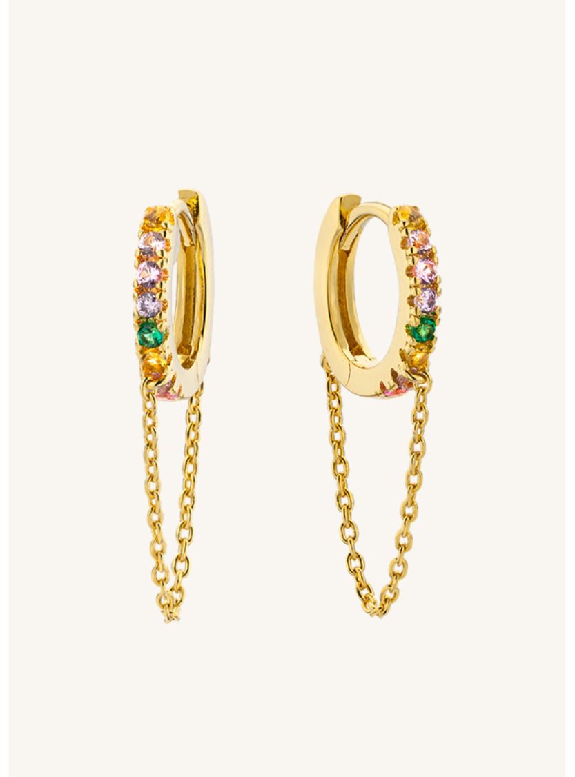 BOUCLES D'OREILLES - RAINBOW JAIPUR