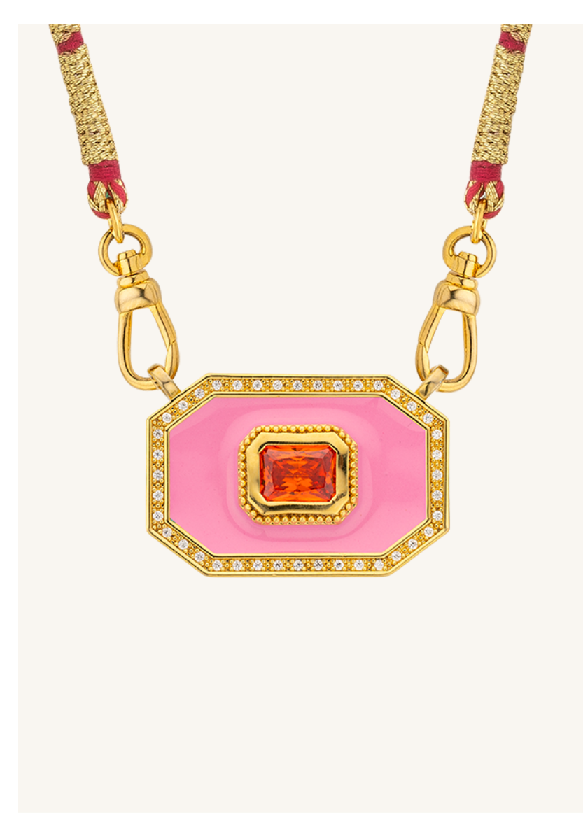 COLLIER - PINK YUCATAN