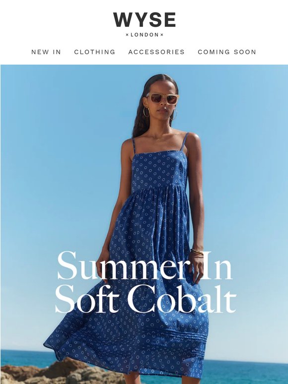 Summer, in Soft Cobalt
