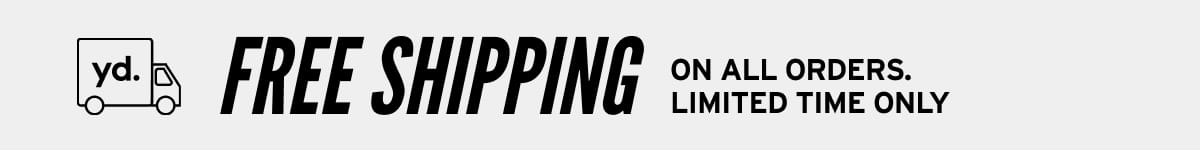 FREE SHIPPING - Limited Time Only 