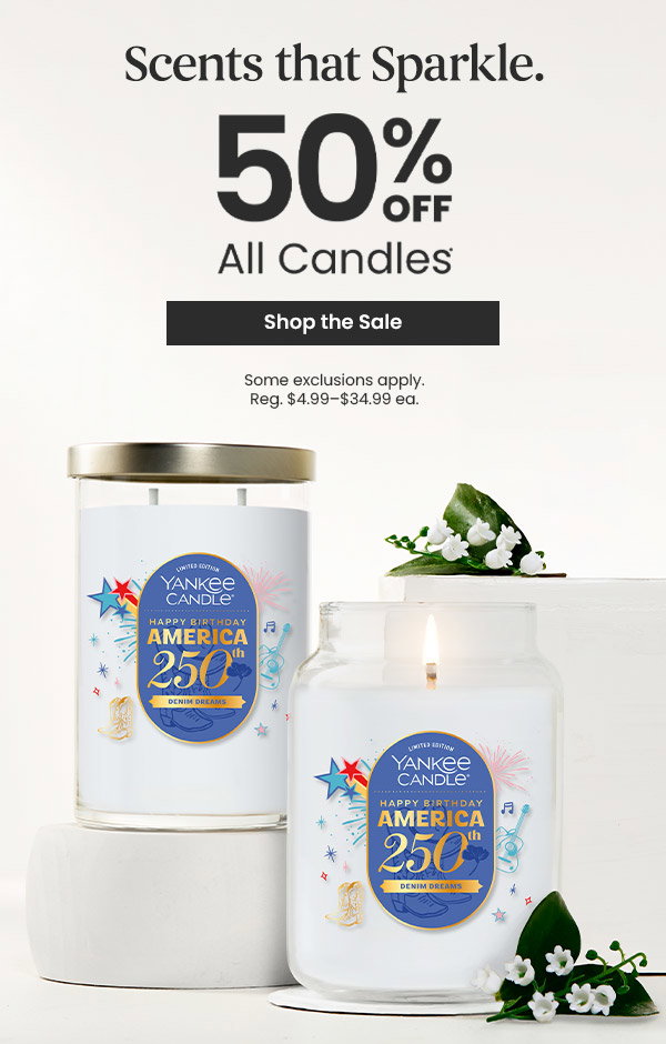 50% Off YC Candles