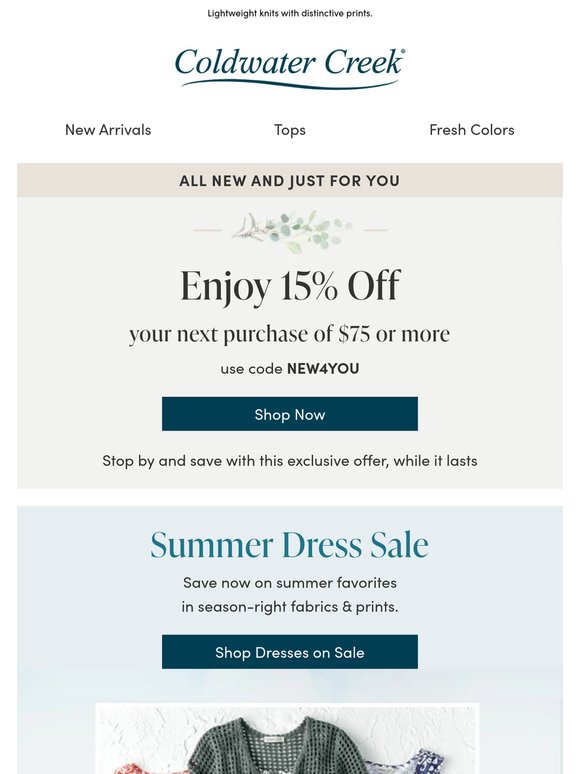 The Summer Dress Sale is On