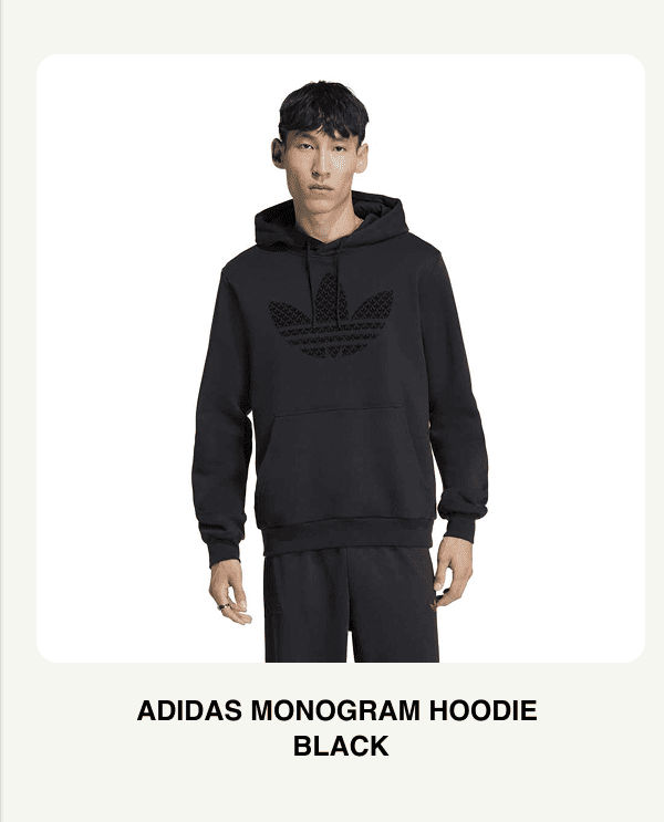 adidas Monogram Hoodie - Black